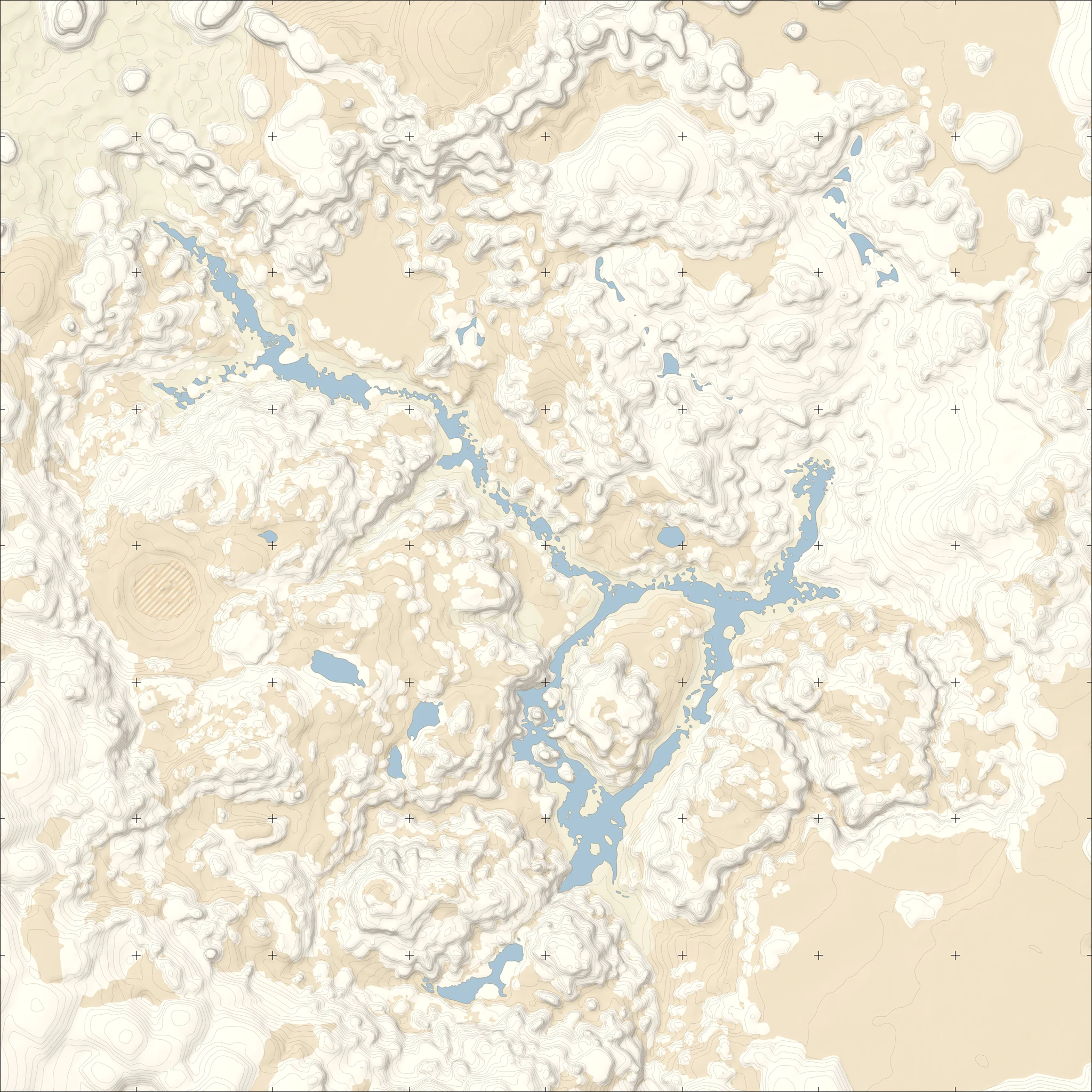 Aurès Mountains map